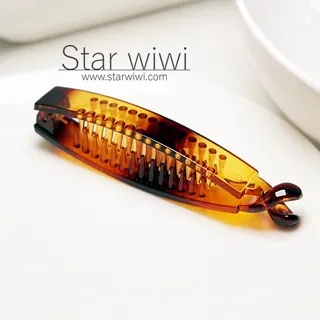 【Star wiwi】簡約時尚造型香蕉夾《2入組》《黑色》 ( 髮飾 髮夾 ) 歷史價格詳細信息