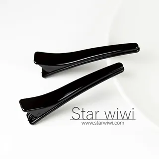 【Star wiwi】時尚風格造型香蕉夾《2入組》《琥珀棕色》 ( 髮飾 髮夾 ) 歷史價格詳細信息