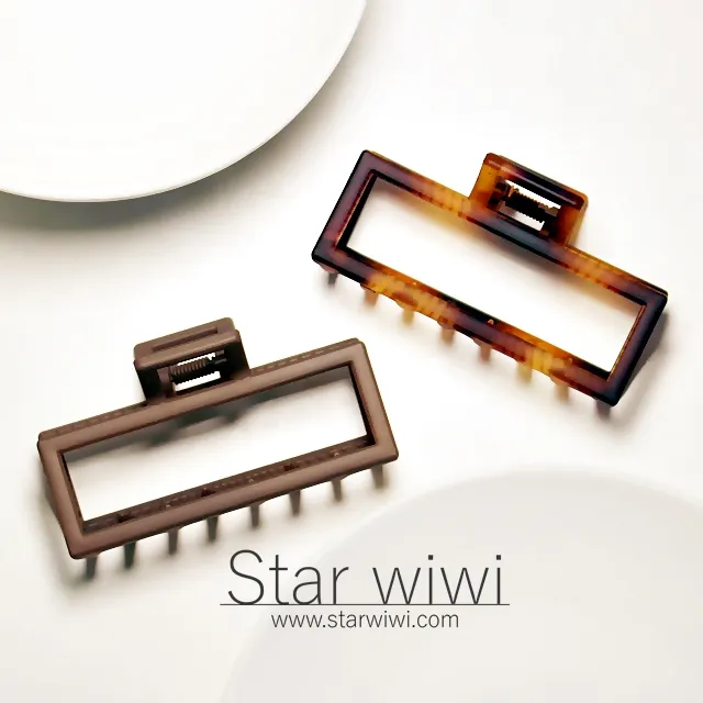【Star wiwi】時尚風格造型抓夾《2入組》《黑色》 ( 髮飾 髮夾 鯊魚夾 ) 歷史價格詳細信息