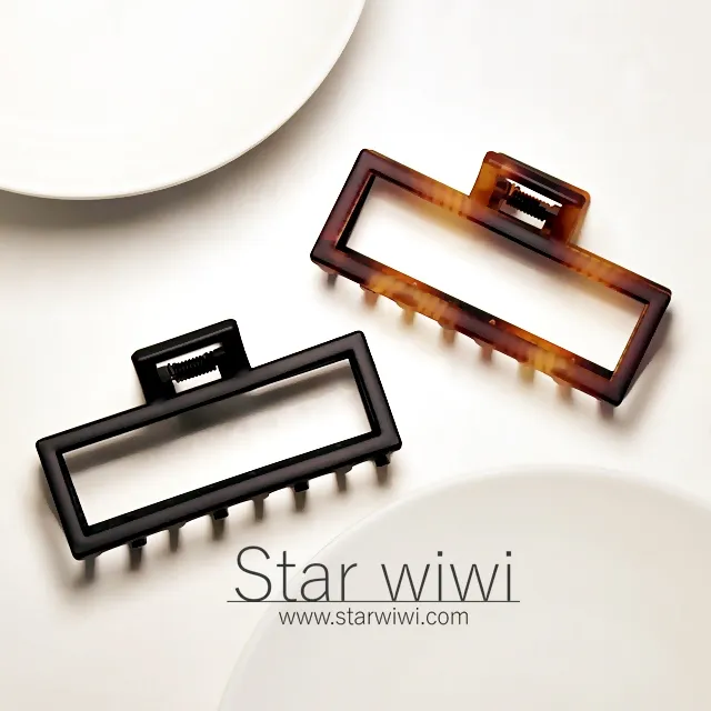 【Star wiwi】時尚簡約風格造型霧面大抓夾《2入組》《黑色》 ( 髮飾 髮夾 鯊魚夾 ) 歷史價格詳細信息