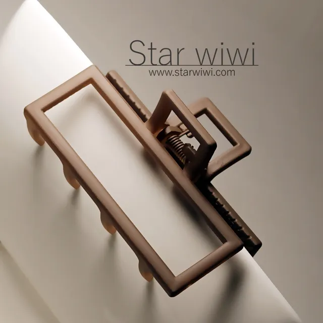 【Star wiwi】時尚簡約風格造型霧面大抓夾《2入組》《黑色》 ( 髮飾 髮夾 鯊魚夾 ) 歷史價格詳細信息