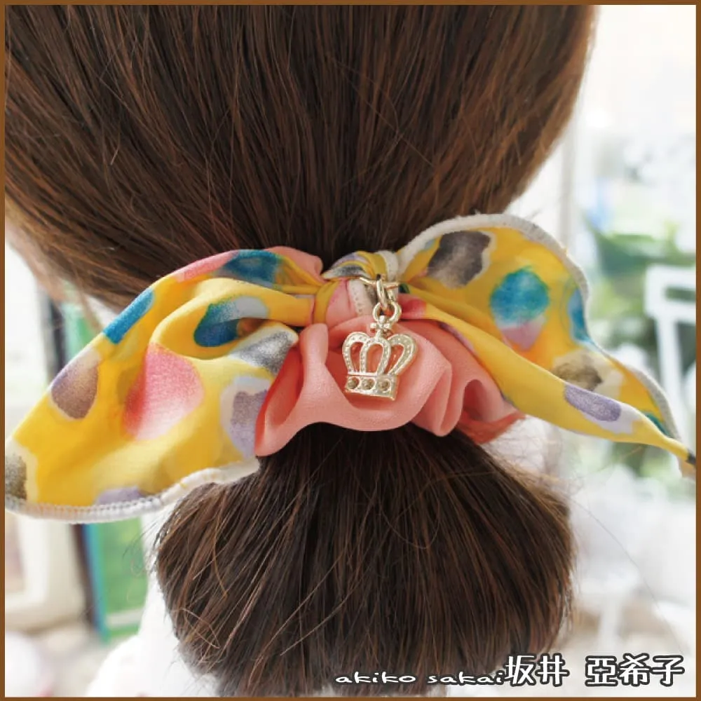 『坂井．亞希子』繽紛甜美蝴蝶結造型皇冠吊飾髮圈 歷史價格詳細信息