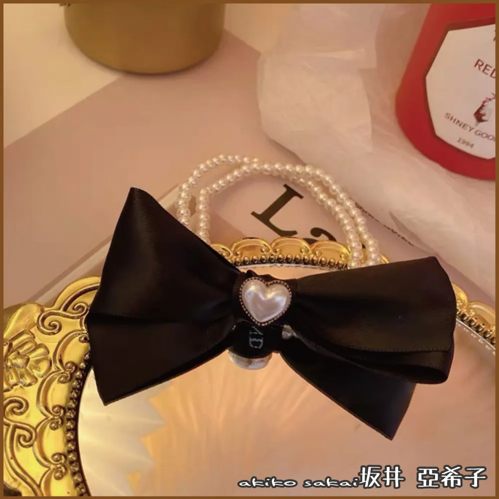 『坂井.亞希子』日系柔美珍珠蝴蝶結造型髮抓夾 歷史價格詳細信息