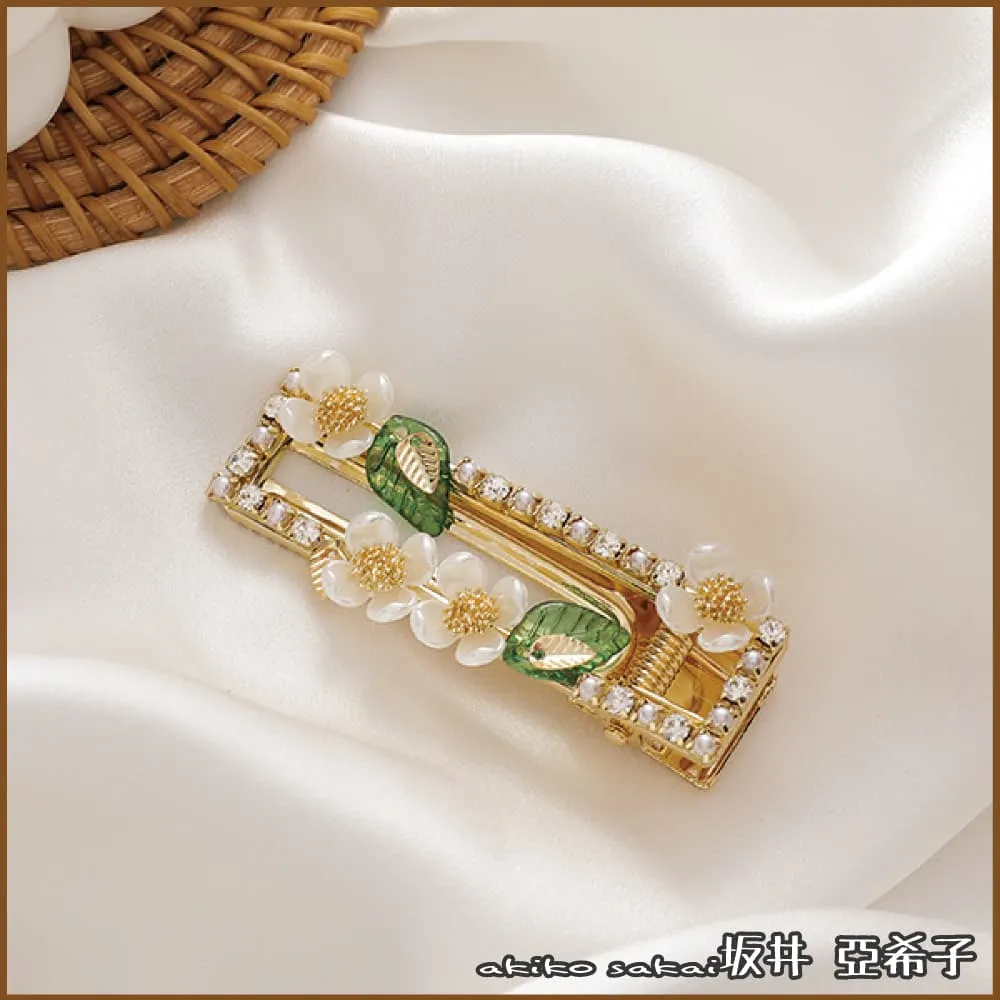 『坂井．亞希子』日系森林風清新網紗珍珠造型髮圈 歷史價格詳細信息