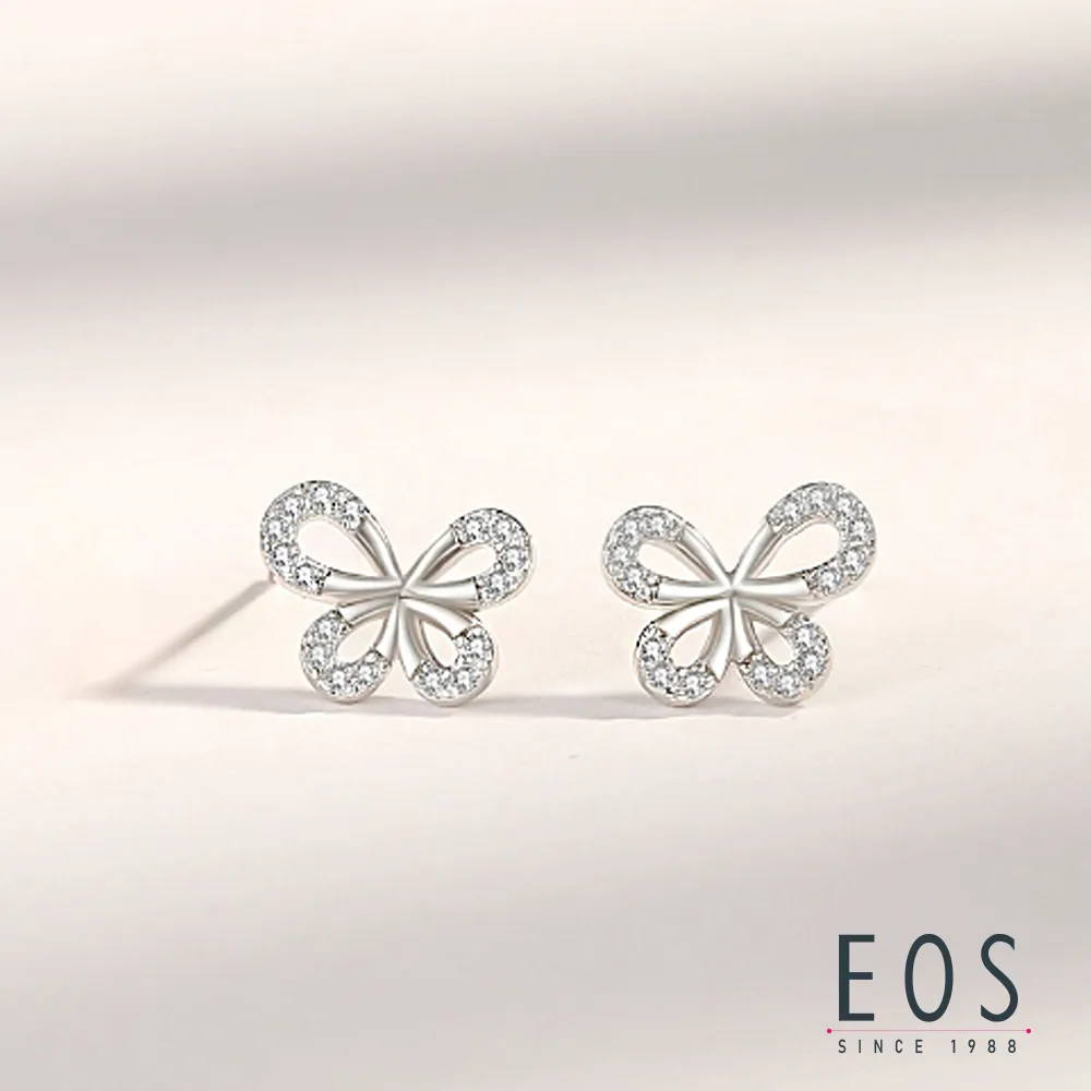 【EOS 時尚精品】百搭四葉草 CZ鑽 925純銀耳環(JF67788) 歷史價格詳細信息