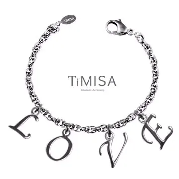 TiMISA《字母之戀》純鈦手鍊 歷史價格詳細信息