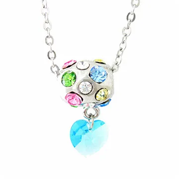 【Charme】彩蝶  優雅粉 鋯石項鍊耳環套組 歷史價格詳細信息