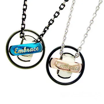 【Charme】三生緣 白k飾時尚情人對鍊 歷史價格詳細信息