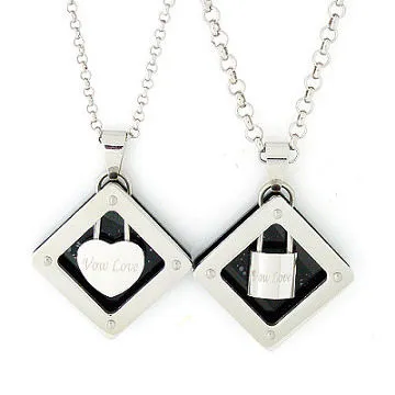 【Charme】Love U Forever 白k飾 時尚情人對鍊 歷史價格詳細信息