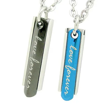 Charme 316L鋼 愛是Love 時尚情人對鍊 歷史價格詳細信息