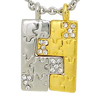 【Charme】  白K飾 愛戀永恆之間  情人時尚對鍊 歷史價格詳細信息