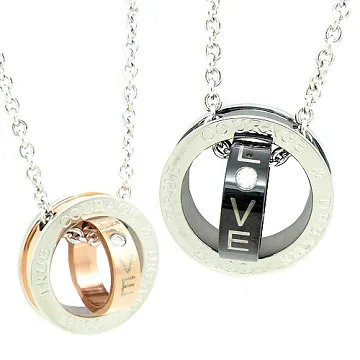 【Charme】316L鋼 愛與夢想 時尚情人對鍊 歷史價格詳細信息