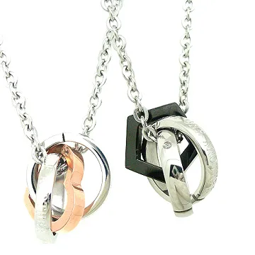 【Charme】316L鋼 愛與夢想 時尚情人對鍊 歷史價格詳細信息