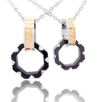 【Charme】316L鋼 愛情焦點 時尚情人對鍊 歷史價格詳細信息