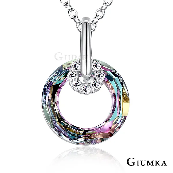 【GIUMKA】甜蜜佳人項鍊耳環套組 施華洛世奇水晶美鋯 MN709-3 歷史價格詳細信息