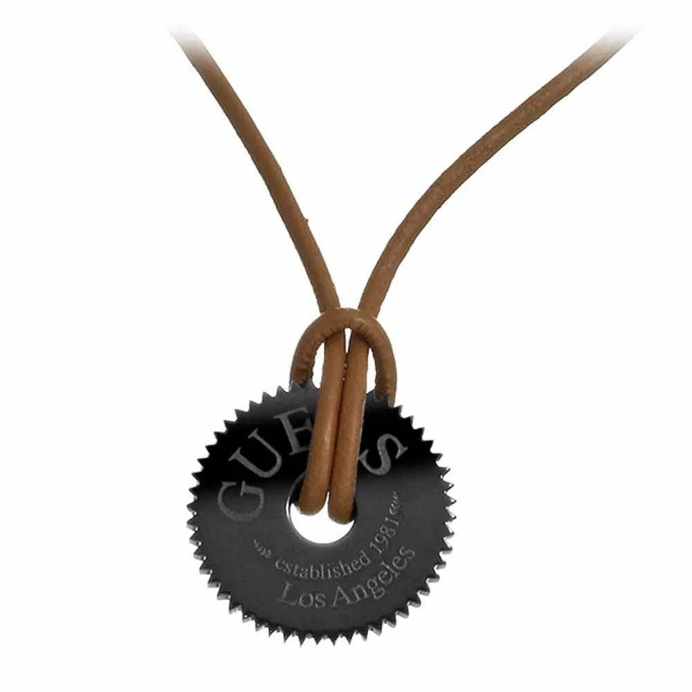 GUESS 鋸齒狂潮皮革手鍊-黑 歷史價格詳細信息