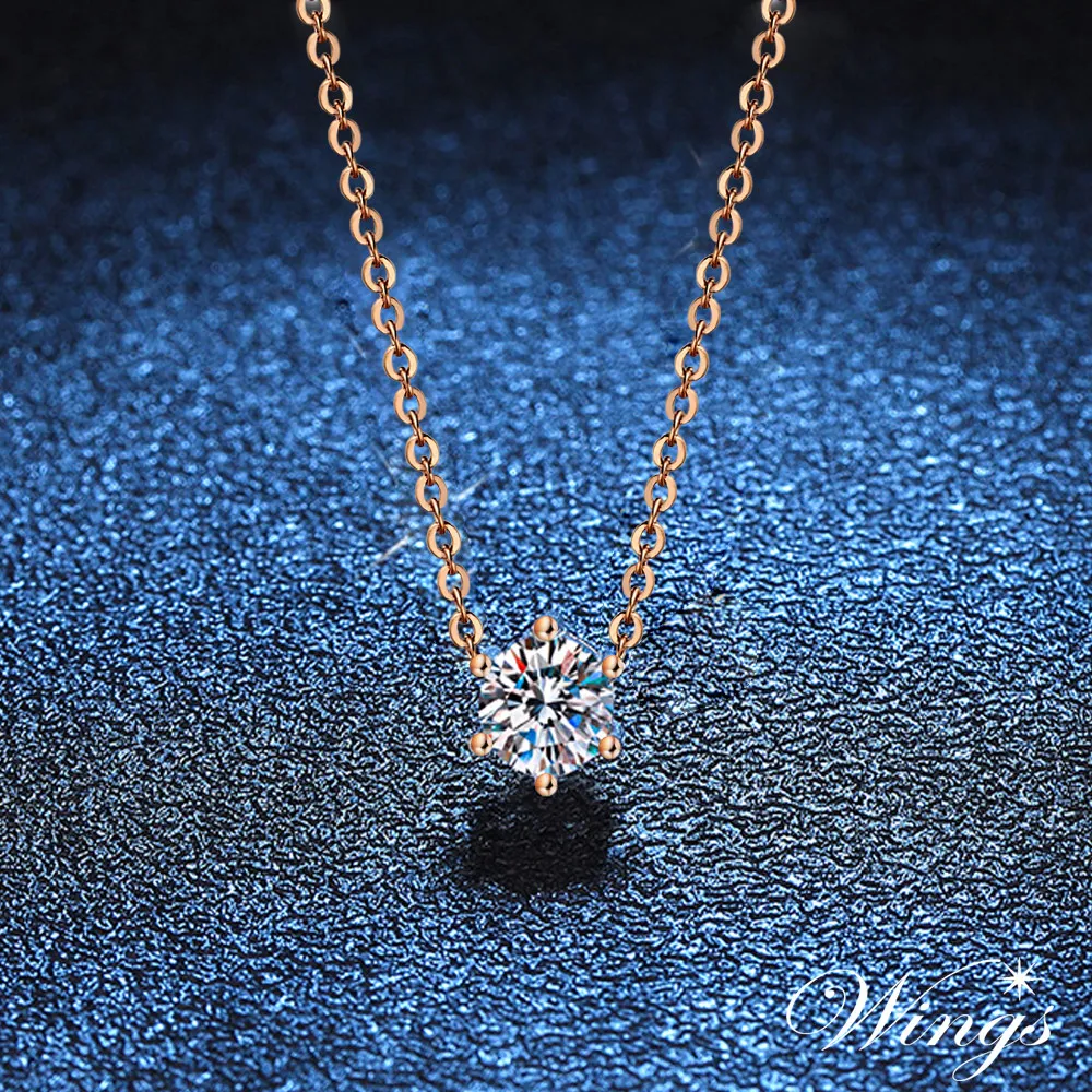 【WINGS】玫瑰心戀 925純銀精鍍玫瑰金八心八箭擬真鑽項鍊 歷史價格詳細信息