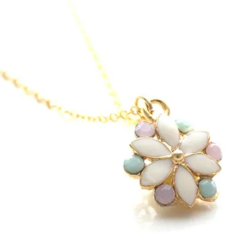 ●ECO安珂●【E1-1095】獨佔奢華鑲嵌七彩寶石項鍊 歷史價格詳細信息