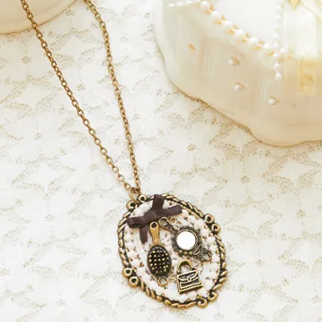 ●ECO安珂●【E1-1095】獨佔奢華鑲嵌七彩寶石項鍊 歷史價格詳細信息