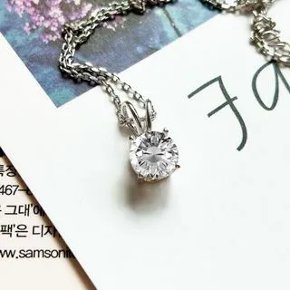 【DoriAN】精緻閃亮豌豆鑲鑽925純銀鍍18K金項鍊 金色 歷史價格詳細信息