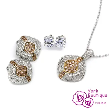 【約克精品】頂級皇家施華洛世奇元素晶鑽包銠金手鍊(SGS認證) 歷史價格詳細信息