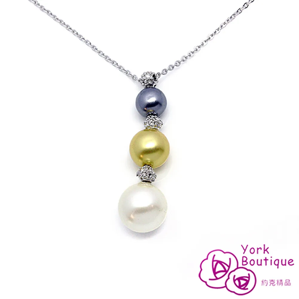 【約克精品】藍色圓舞曲施華洛元素晶鑽包銠金項鍊(SGS認證) 歷史價格詳細信息