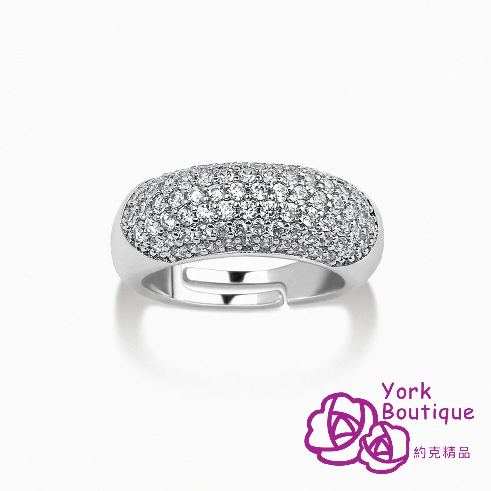 【約克精品】滿福花冠方晶鋯石包銠金戒指(SGS認證) 歷史價格詳細信息