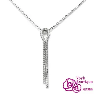 【約克精品】 簡約炫亮精鑲方晶鋯石長耳環 歷史價格詳細信息