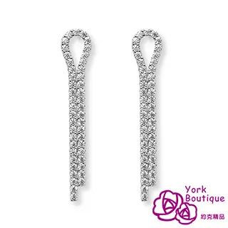 【約克精品】環繞情施華洛元素晶鑽方晶鋯石包銠金項鍊(SGS認證) 歷史價格詳細信息