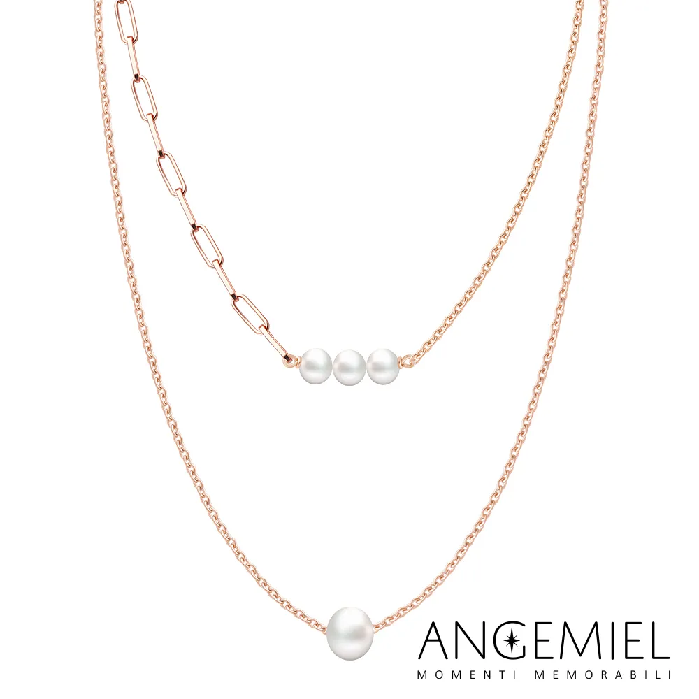 Angemiel 安婕米 Perla珍珠項鍊 一見傾心(金色) 歷史價格詳細信息