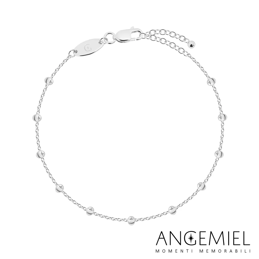 義大利 Angemiel 安婕米 雙層紅繩銀鍊手鍊-波光(銀色) 歷史價格詳細信息