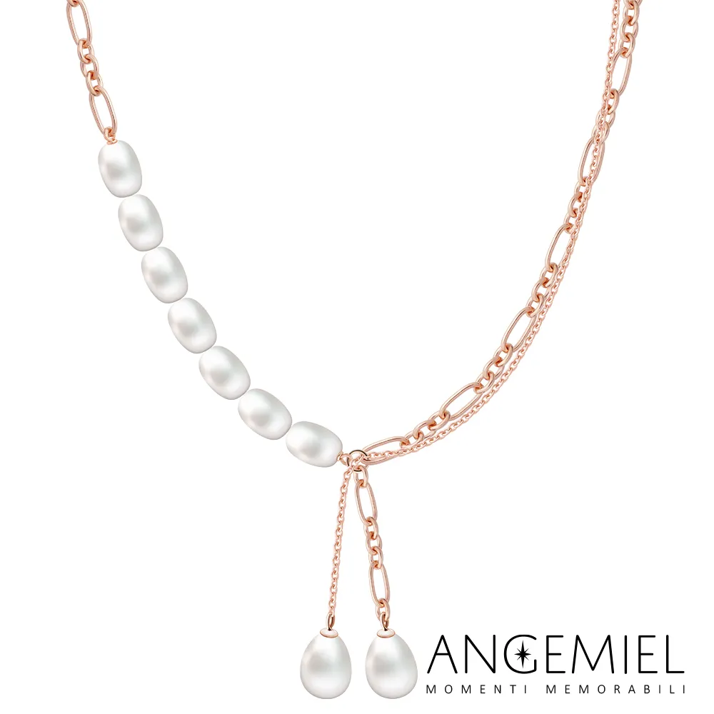 Angemiel 安婕米 Perla珍珠項鍊 一見傾心(金色) 歷史價格詳細信息