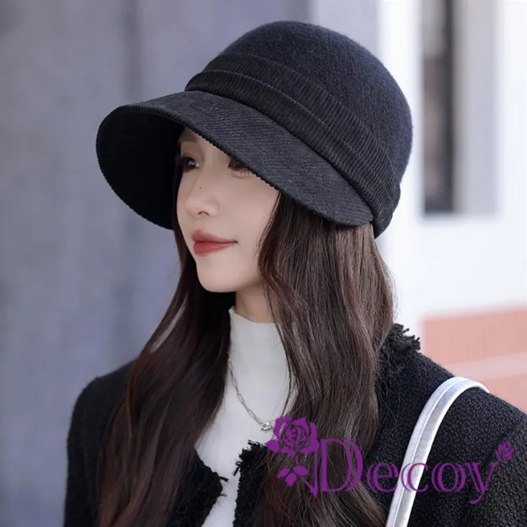 【Decoy】秋冬韓版 日系雲朵褶皺百搭貝雷帽 /米色 歷史價格詳細信息