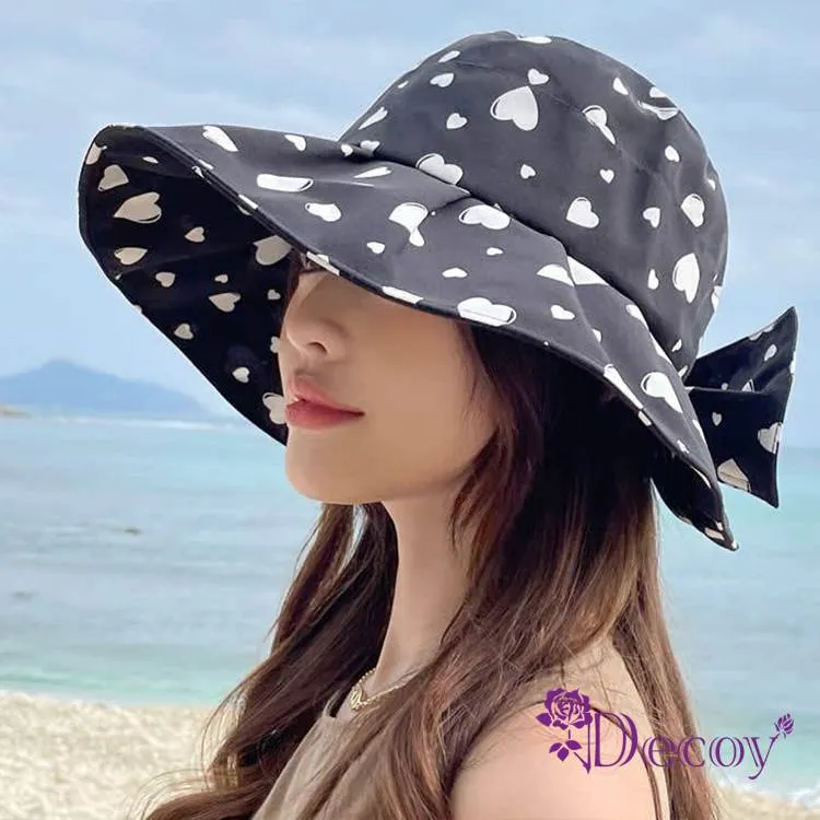 【Decoy】可愛笑臉*韓風ins防曬遮陽漁夫帽/米色 歷史價格詳細信息