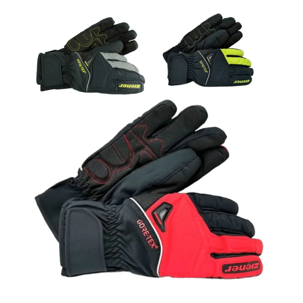 [德國ZIENER]軍規GORE-TEX(24H)+軍用黃金PRIMALOFT-GOLD防水防滑防摔手套SW-168GP/黑瑩黃/M 歷史價格詳細信息