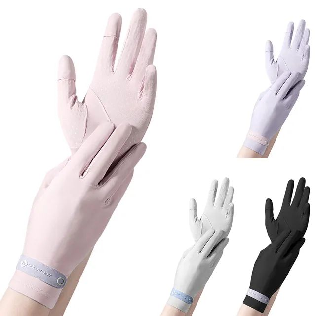 指尖防曬衣女款帶手套2024夏季新款防紫外線冰絲防曬服寬松中長款-泡芙吃奶油 歷史價格詳細信息