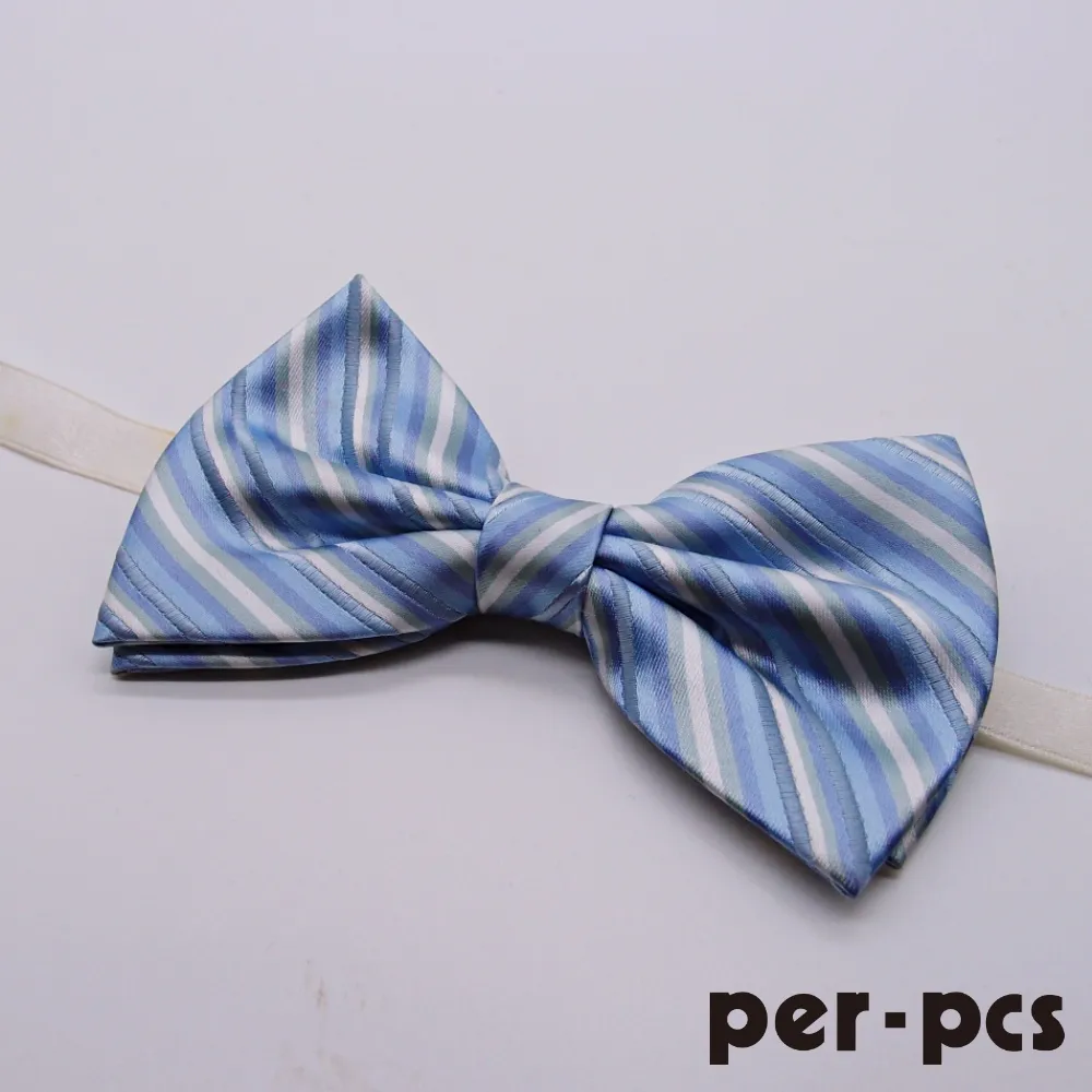 【per-pcs】紳士雙層蝴蠂結領結_灰黑(001-122) 歷史價格詳細信息