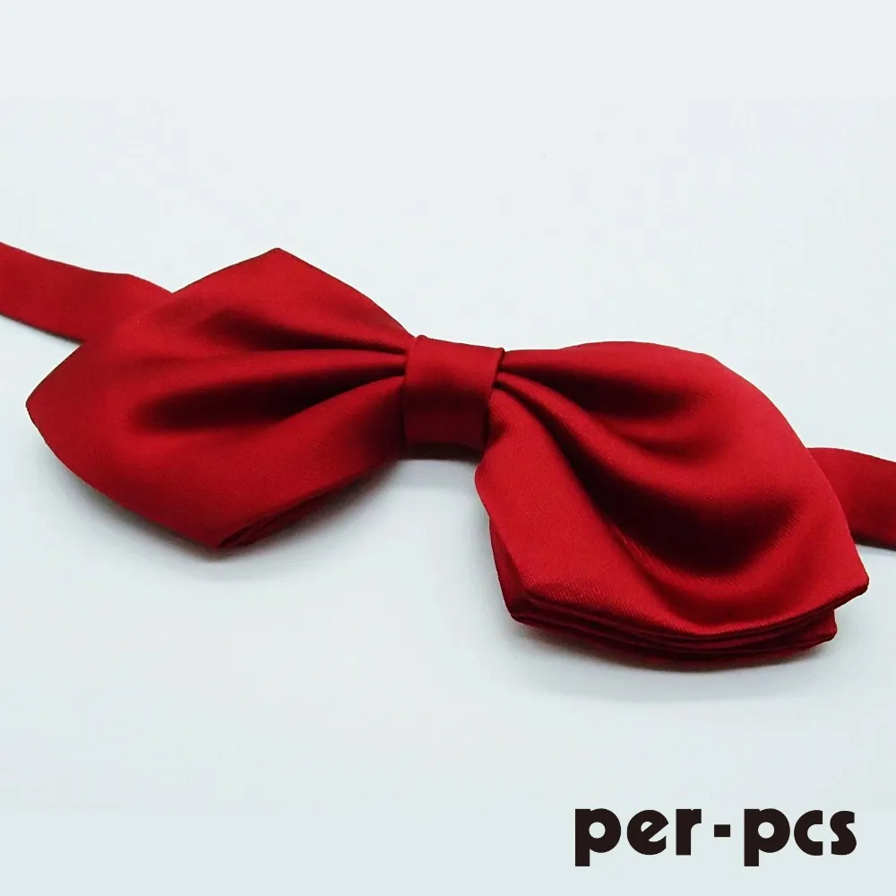 【per-pcs】紳士品味緞面蝴蠂結領結_絲質紅(005-20) 歷史價格詳細信息