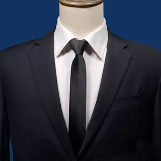 【Laifu拉福】領帶英流6cm中窄版領帶拉鍊領帶-黑(兒童) 歷史價格詳細信息