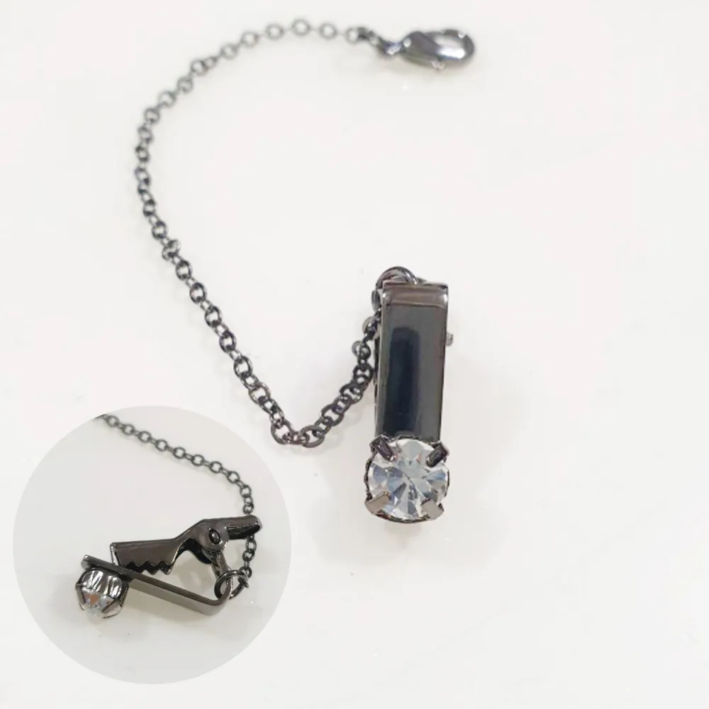 Laifuu.三夾2cm正傳灰復古表演吊帶褲夾 歷史價格詳細信息