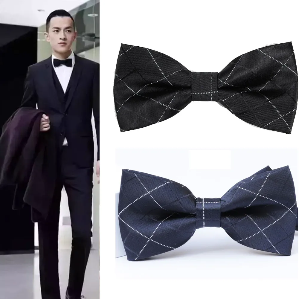 拉福，】黑底格紋日系結新郎結婚領結糾糾 (兒童) 歷史價格詳細信息