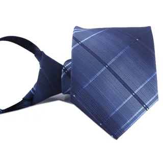 【拉福】領帶6cm窄版領帶拉鍊領帶(漸變藍) 歷史價格詳細信息