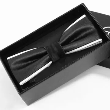 【拉福】雙色亮面領結結婚領結糾糾 (前銀後黑) 歷史價格詳細信息