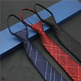 【Laifu拉福】領帶高質西棉領帶6cm領帶-拉鍊領帶 歷史價格詳細信息