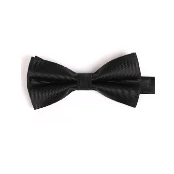 【拉福】黑格紋領結男生領結糾糾結婚領結(兒童) 歷史價格詳細信息