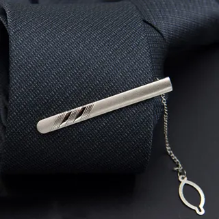 【拉福】領帶夾領夾閃金耀男仕領帶夾送禮上班 歷史價格詳細信息