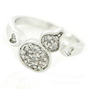 【Charme】 開運系~小蝴蝶結垂粉色水晶~玫瑰金 戒指 歷史價格詳細信息