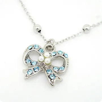 【Charme】水鑽蝴蝶造型珍珠項鍊 歷史價格詳細信息