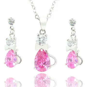 【Charme】粉色鋯石皇冠造型  項鍊 歷史價格詳細信息