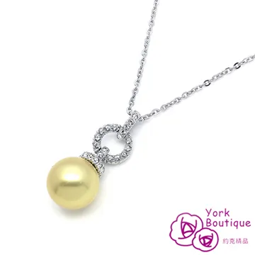 【約克精品】珠光寶氣金色琉璃珍珠包銠金項鍊(SGS認證) 歷史價格詳細信息